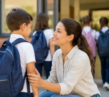  كيف تهيئ طفلك لأول يوم مدرسة